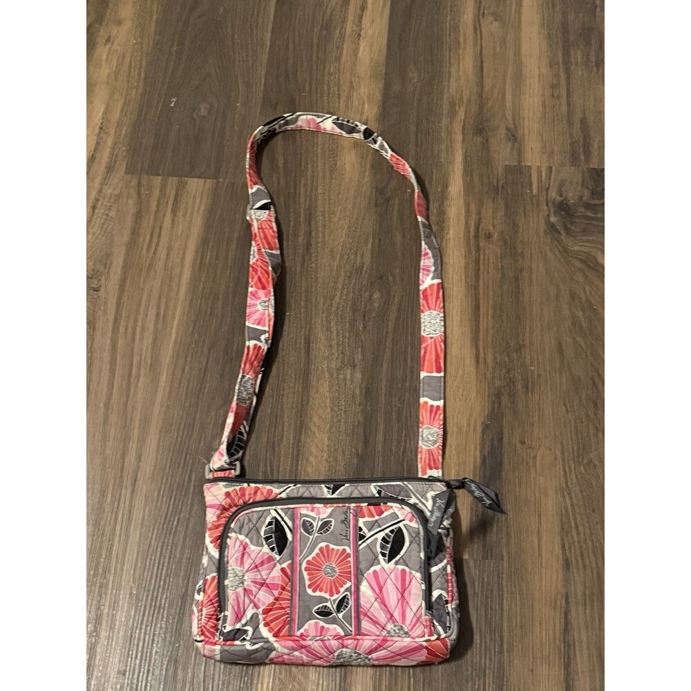 Vera Bradley Floral Crossbody Bag with Adjustable Strap